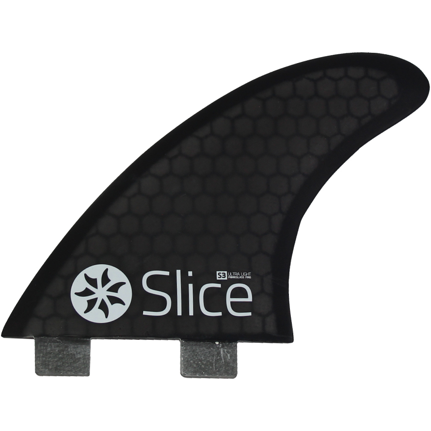 2025 Slice Ultralight Hex Core S3 FCS Compatible Surfboard Fins SLI-01 - Black